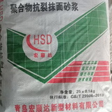 Crack resistant plastering mortar