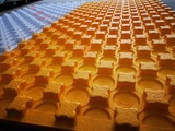 Dry underfloor heating module