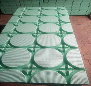 Dry underfloor heating module